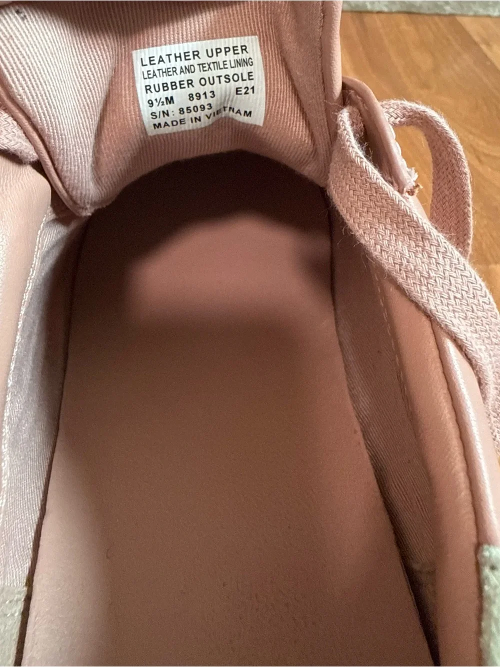 Women's Tory Burch Pink Leather Logo Lace-Up Sneakers